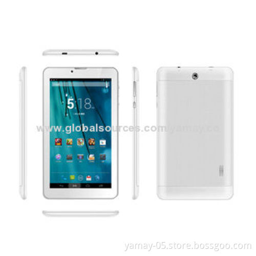 7-inch tablet PC, Android 4.2, MTK8312C dual core 1.2GHz, 512MB+4GB, dual camera, 2G, GPS, BT, Wi-Fi